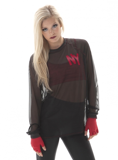Mesh Sweatshirt
